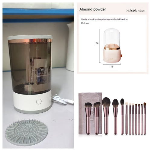 Damen Lidschattenpinsel Reinigungsgerät Tragbarer Elektrischer Make-up-Pinsel