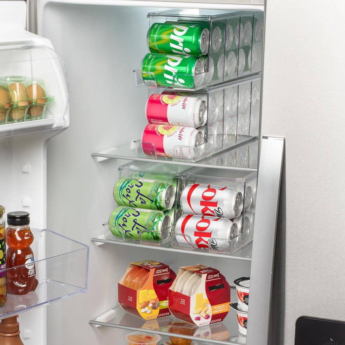 Soda Can Organizer Soda Can Dispenser for Refrigerator - Fridge