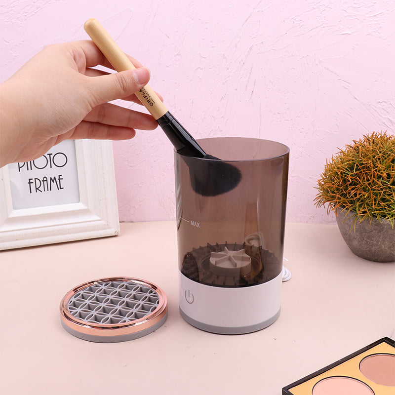 Damen Lidschattenpinsel Reinigungsgerät Tragbarer Elektrischer Make-up-Pinsel